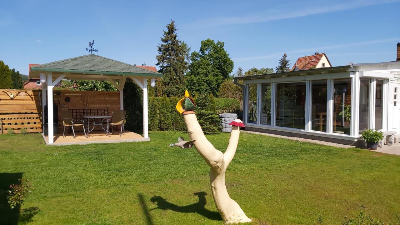 Ferienhaus Zur Lehns Mit Garten Am Harz Ilsenburg Bagian luar foto